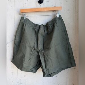 Uniqlo Linen Green Shorts